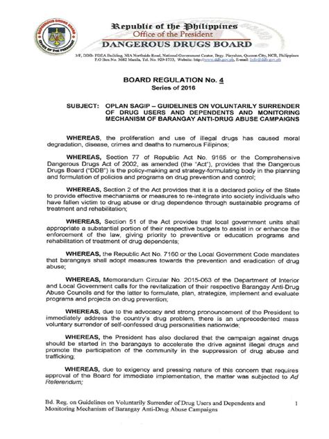 BOARD REGULATION NO.